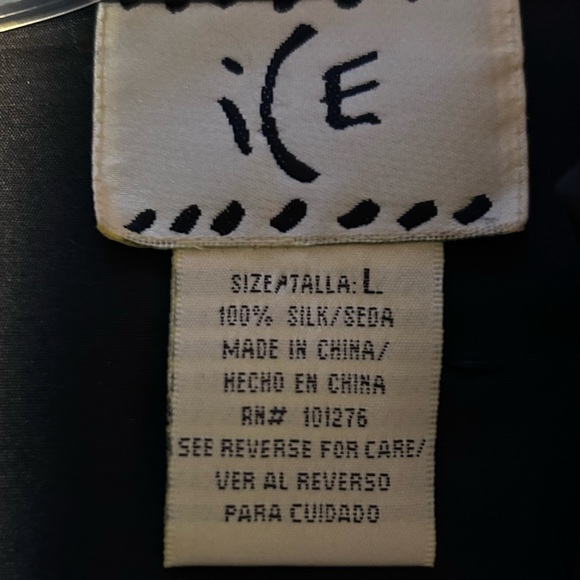 ICE 100% Silk shirt - Picture 4 of 5